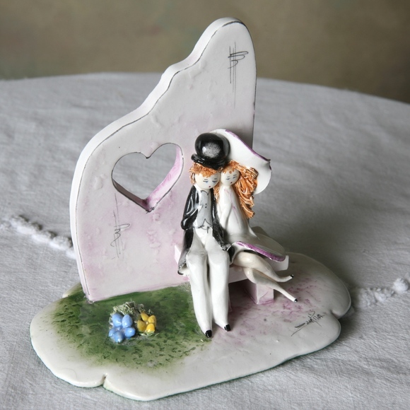 Zampiva Artist Signed Italy Art Figurine Rare Ret. - Picture 2 of 8